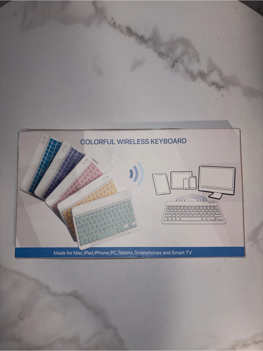 Colorful Wireless Bluetooth Keyboard - Mint